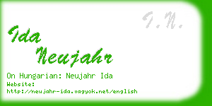 ida neujahr business card